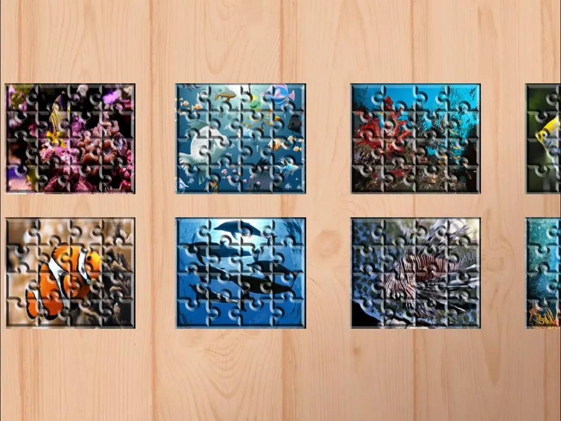 Ảnh chụp màn hình của Jigsaw Puzzle Game Underwater iPad 