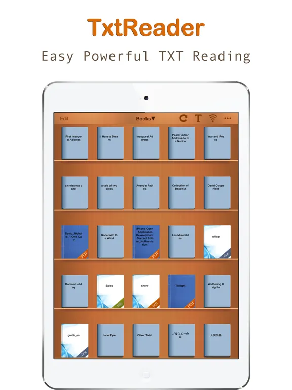 تصاویر TxtReader Pro iPad 