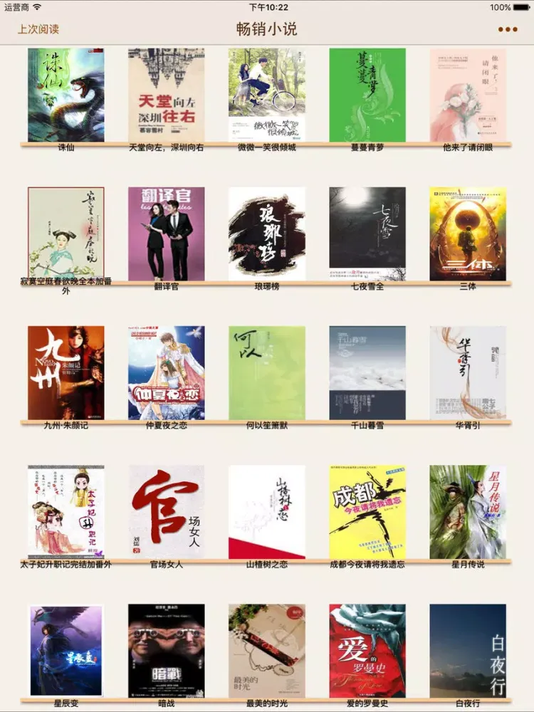 صور 畅销小说 iPad 