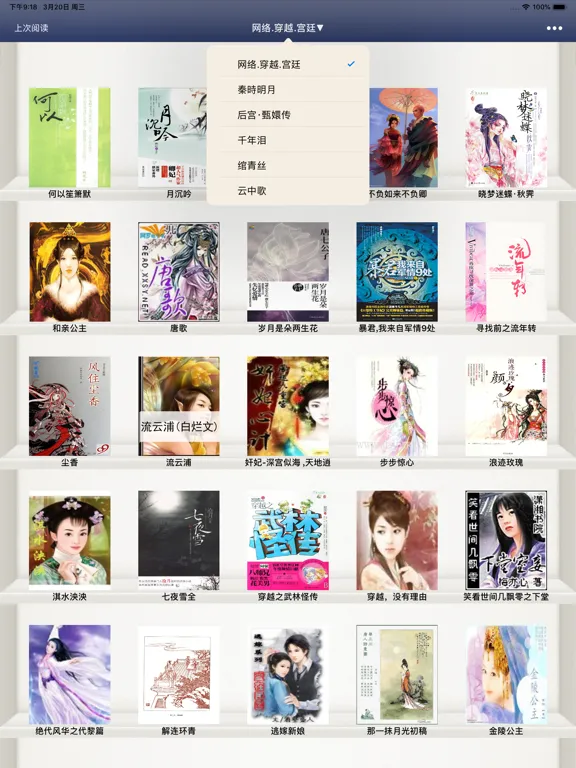 صور 网络穿越宫廷小说 iPad 