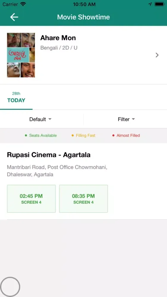 Tangkapan layar Rupasi Cinema
