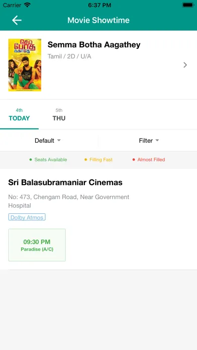 SBS Cinemas应用截图