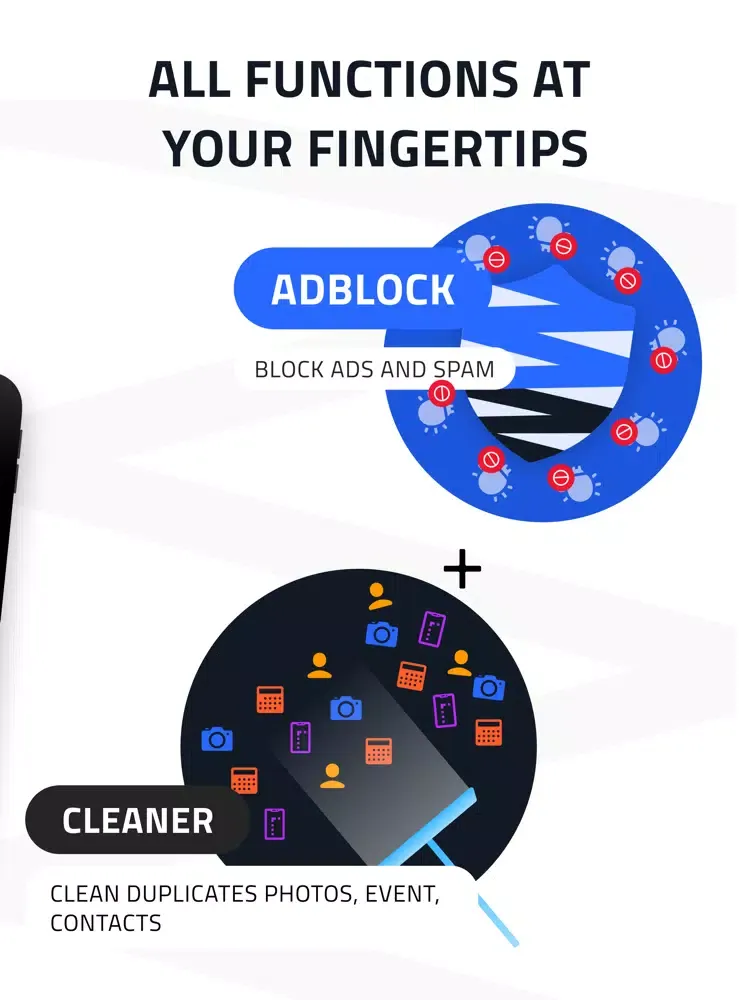 Orbit Adblock & Cleaner iPad  Screenshots