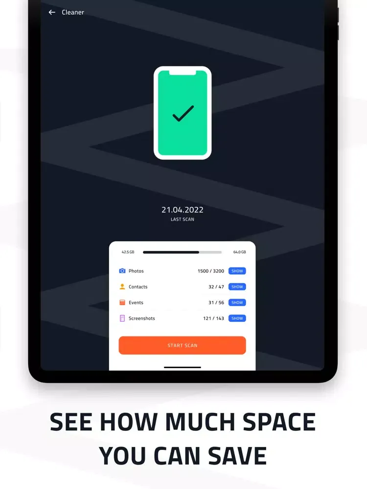 Orbit Adblock & Cleaner iPad  Screenshots