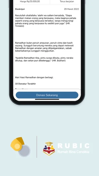 Donasi Rubic سکرین شاٹس