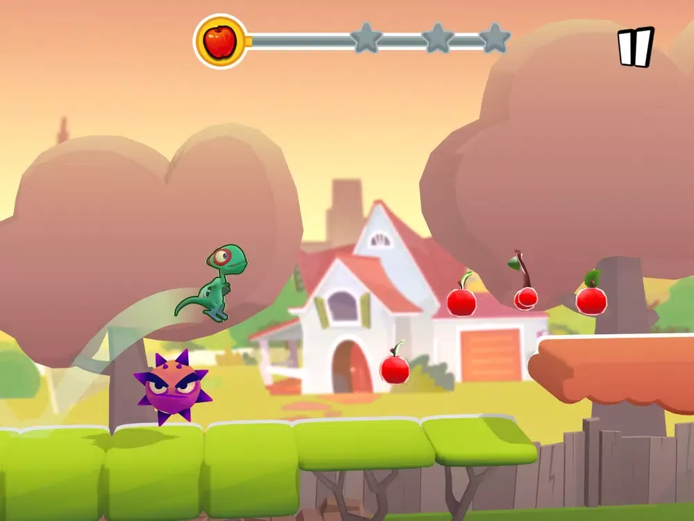 Ảnh chụp màn hình của Lizard Rush iPad 
