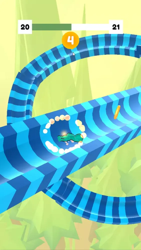 Capturas de tela do Slippy Stairs