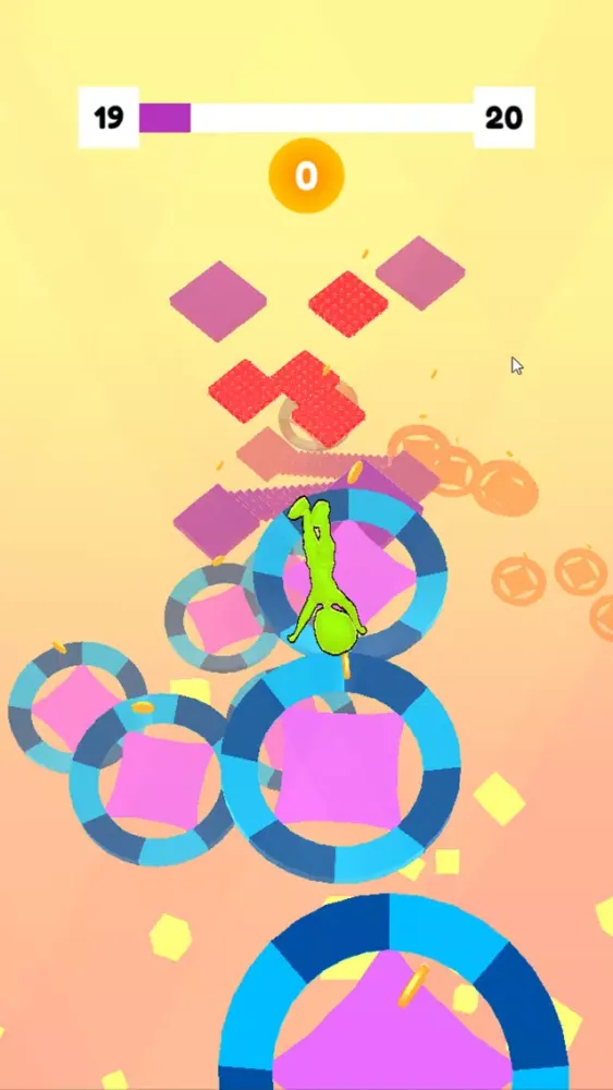 Capturas de tela do Slippy Stairs
