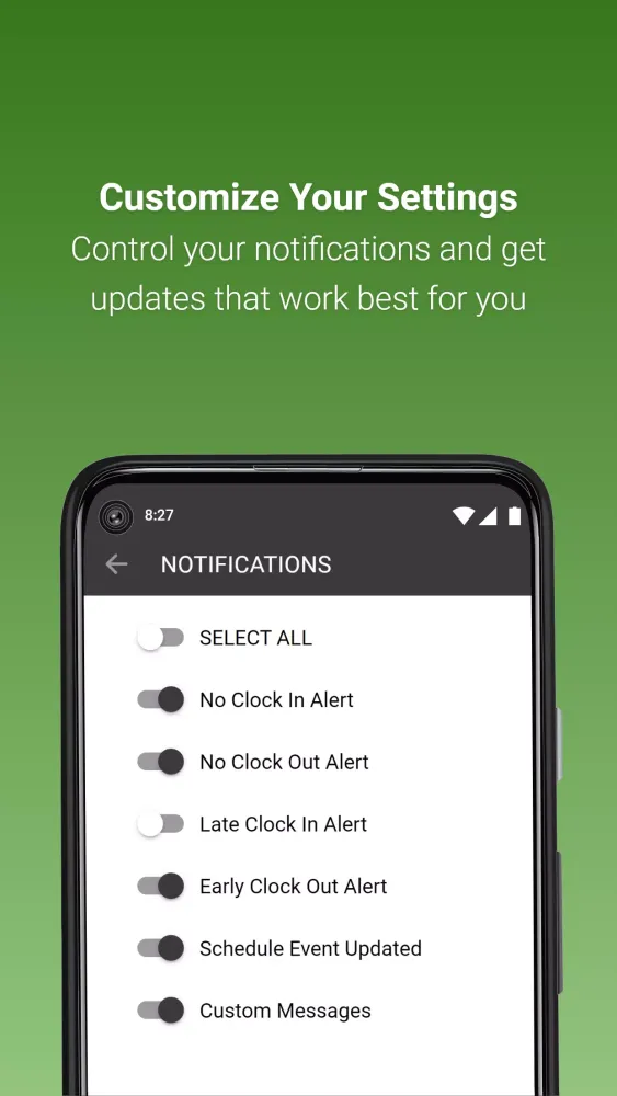 OrbitalShift Time Clock App 스크린샷