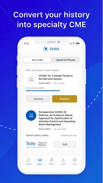 Orbit CME – Search & Discover Ekran Görüntüleri