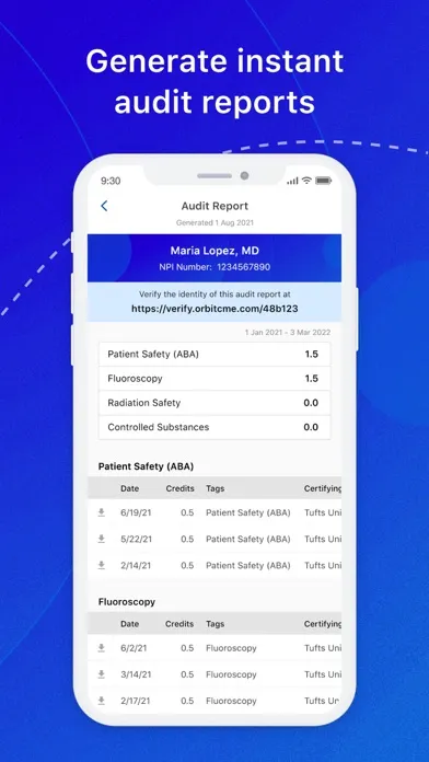 Orbit CME – Search & Discover Ekran Görüntüleri