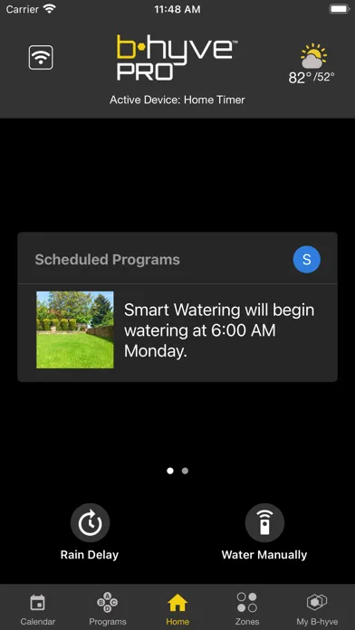 Screenshot di b-hyve pro