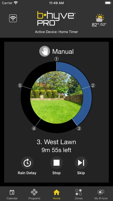 Screenshot di b-hyve pro