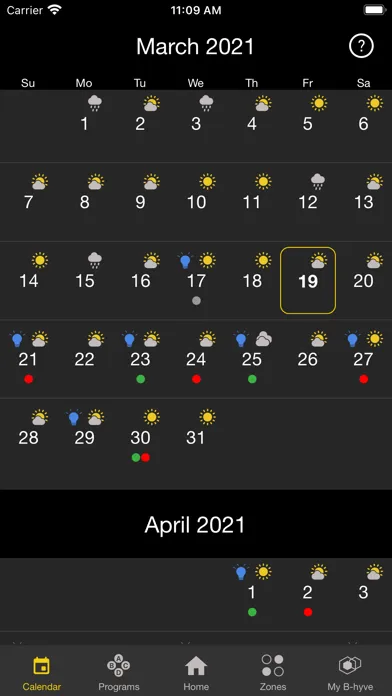 Screenshot di b-hyve pro