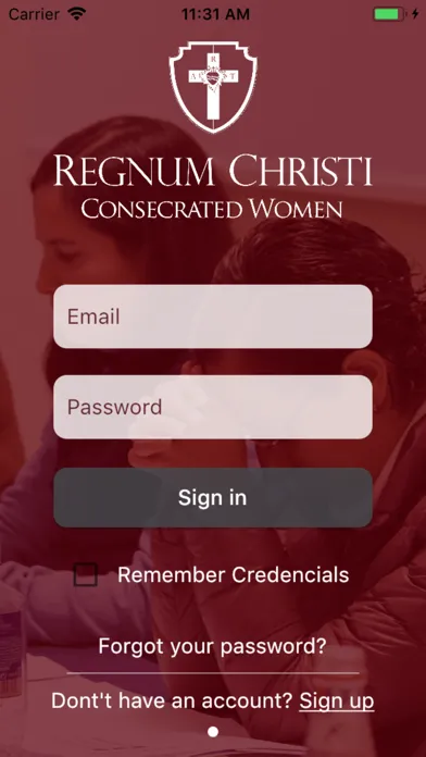 Zrzuty ekranu Consagradas Regnum Christi