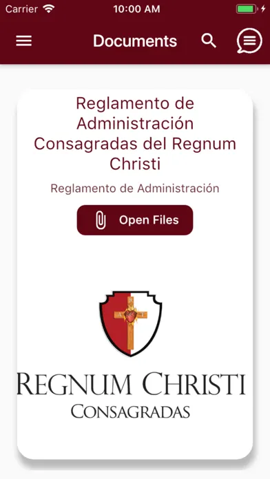 Zrzuty ekranu Consagradas Regnum Christi