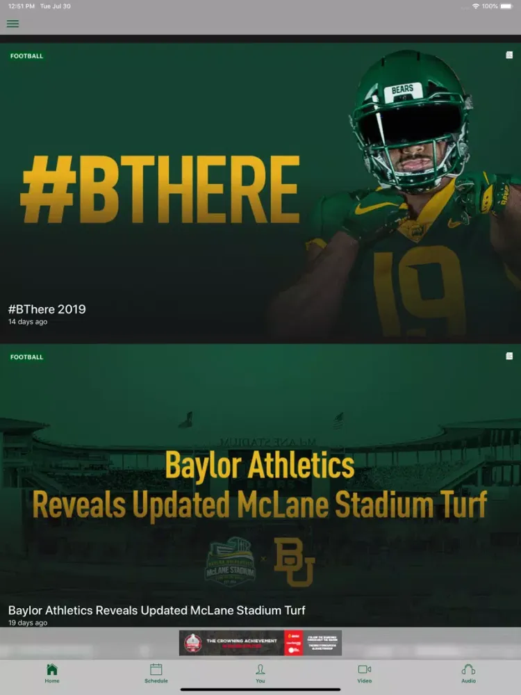 صور Baylor Bears iPad 