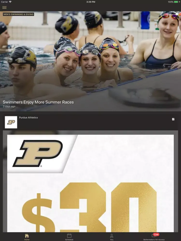 Purdue Sports iPad  স্ক্রিনশট