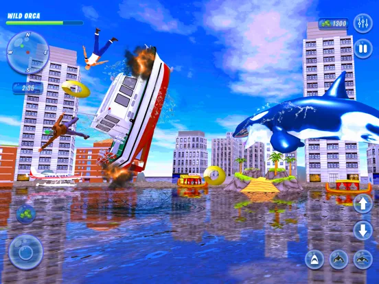 Orca Killer Whale Simulator iPad  Ekran Görüntüleri