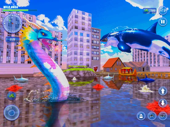 Orca Killer Whale Simulator iPad  Ekran Görüntüleri
