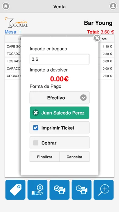 COMANDA - NO PROBLEM BAR&REST Screenshots