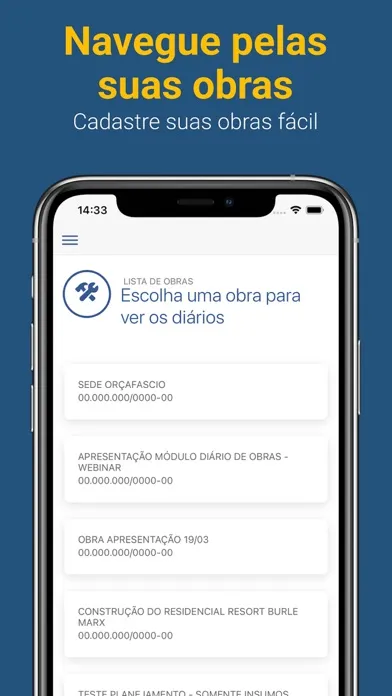 OrçaFascio Diário de Obras スクリーンショット