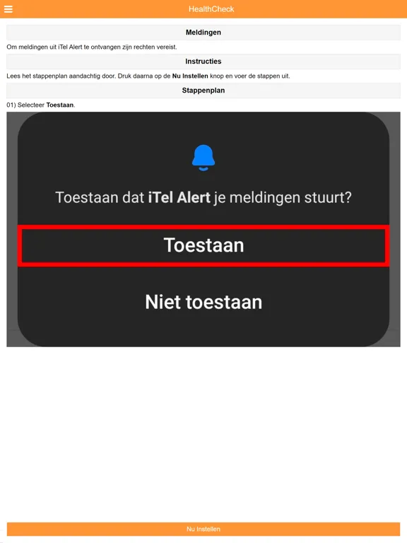 iTel Alert iPad  স্ক্রিনশট