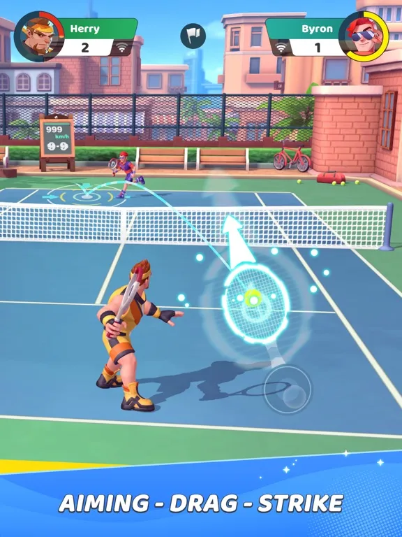 Captures d'écran de Extreme Tennis iPad 