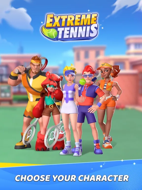 Captures d'écran de Extreme Tennis iPad 