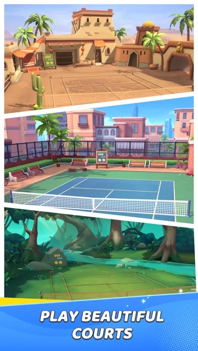 Captures d'écran de Extreme Tennis