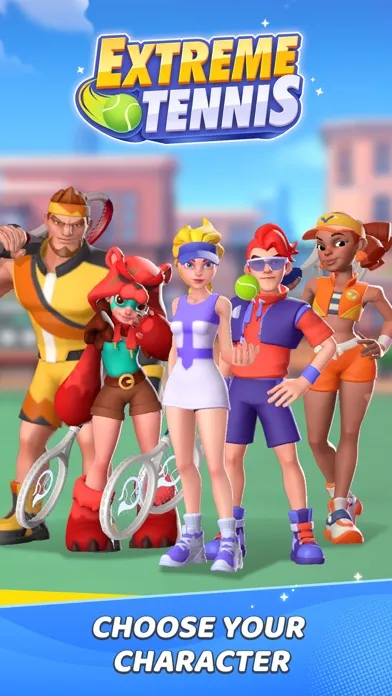 Captures d'écran de Extreme Tennis