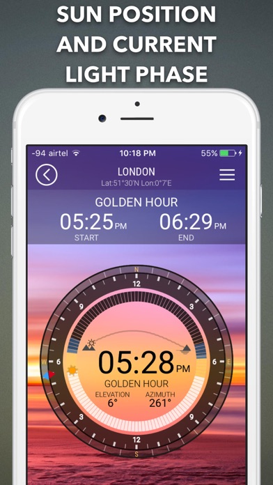SunIZup - Golden Hour Photos Screenshots