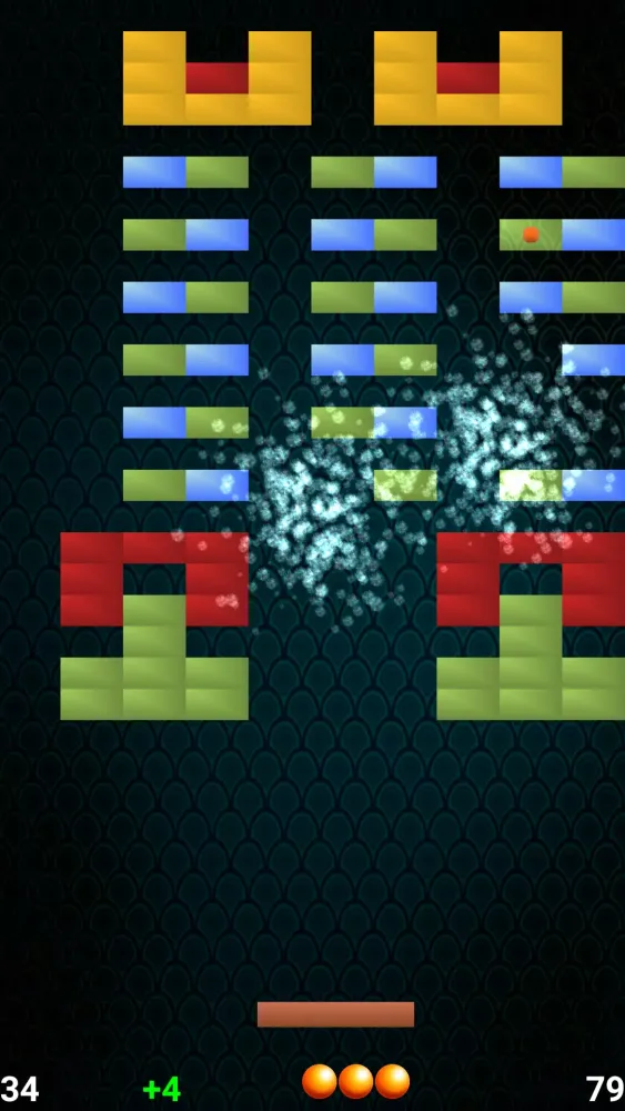 Tangkapan layar Arkanoid Native