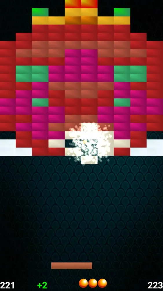 Tangkapan layar Arkanoid Native