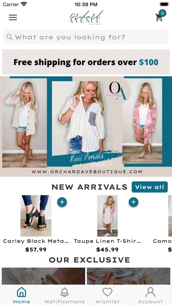 Ảnh chụp màn hình của Orchard Ave Boutique