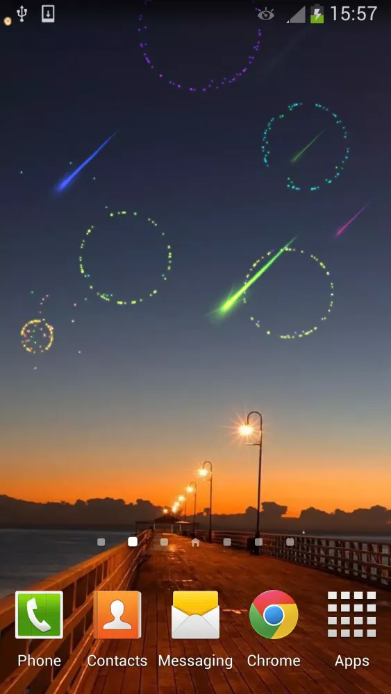 New Year Meteor Shower Screenshots