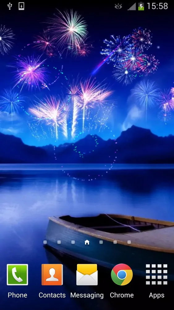 New Year Meteor Shower Screenshots
