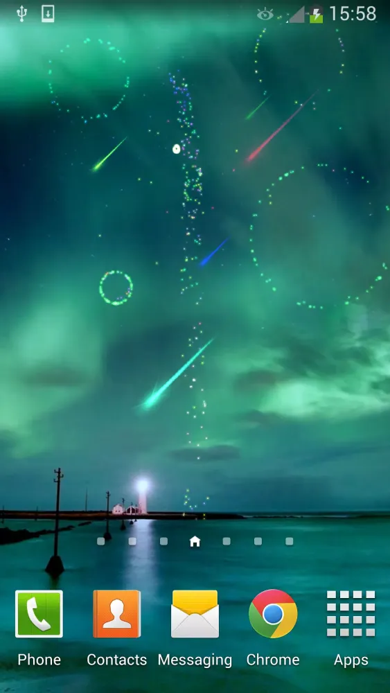 New Year Meteor Shower Screenshots