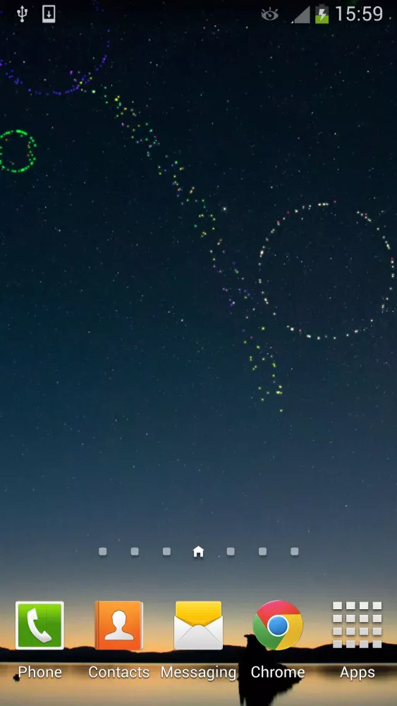 New Year Meteor Shower Screenshots