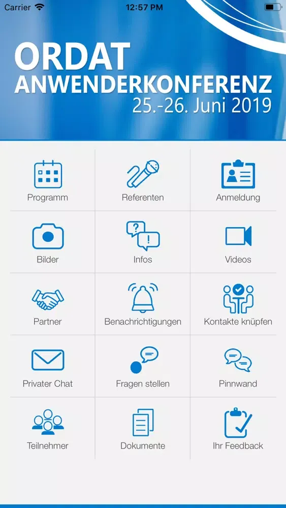 Capturas de pantalla de ORDAT AWK 2019
