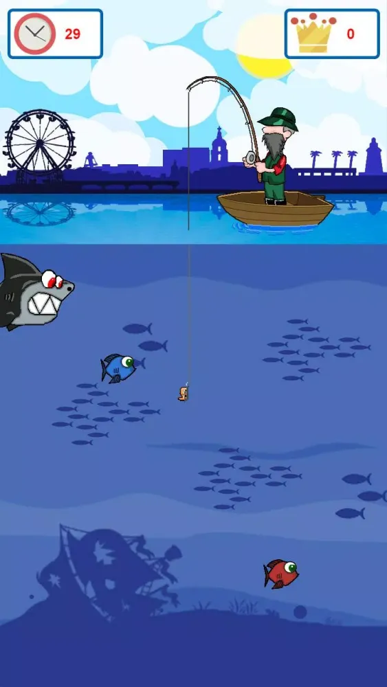 ภาพหน้าจอของ Fishing in 30s