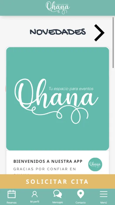 Captures d'écran de OHANA Eventos