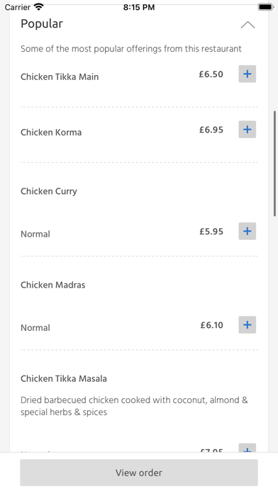 Curry Queen, Enfield应用截图