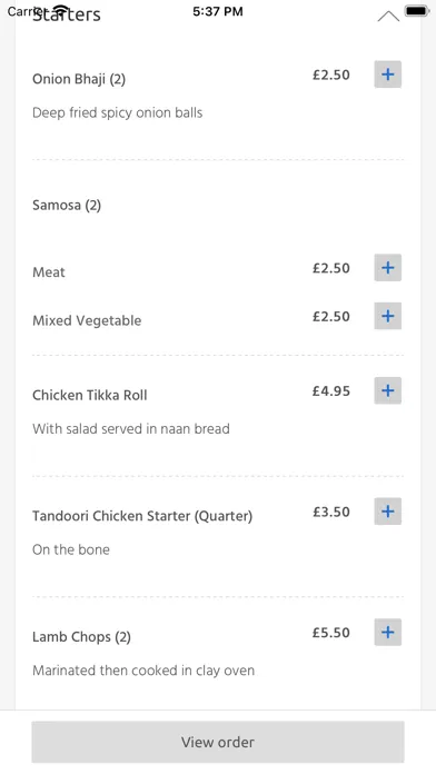Nishan Tandoori, Essex Ekran Görüntüleri
