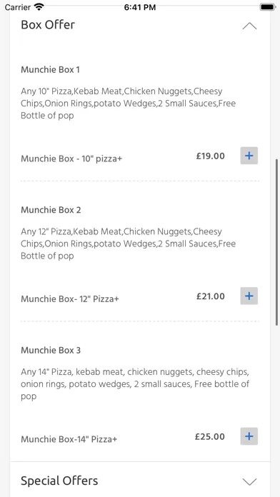 Zrzuty ekranu Star Pizza, Consett