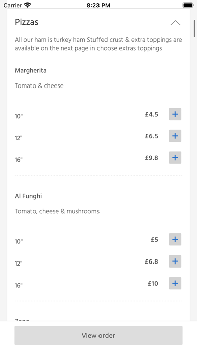 Ảnh chụp màn hình của Vivaldi Pizzeria, Redcar