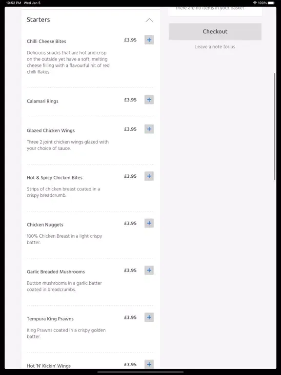 Capturas de pantalla de Butlers, High Wycombe iPad 