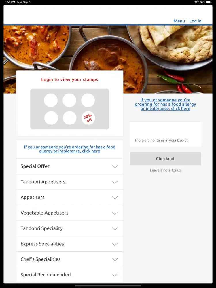 Curry Express, Rowley Regis iPad  Screenshots