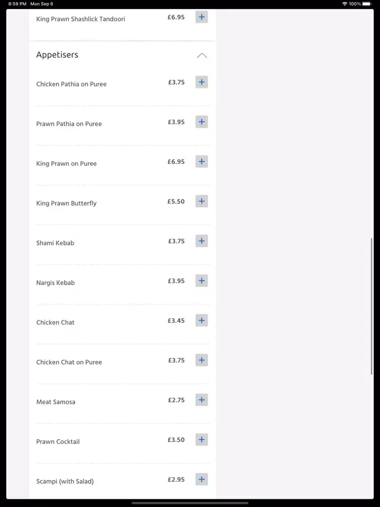 Curry Express, Rowley Regis iPad  Screenshots