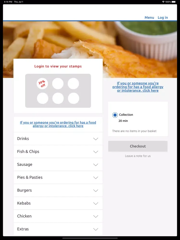 تصاویر Fryday Fish & Chips, Bently iPad 
